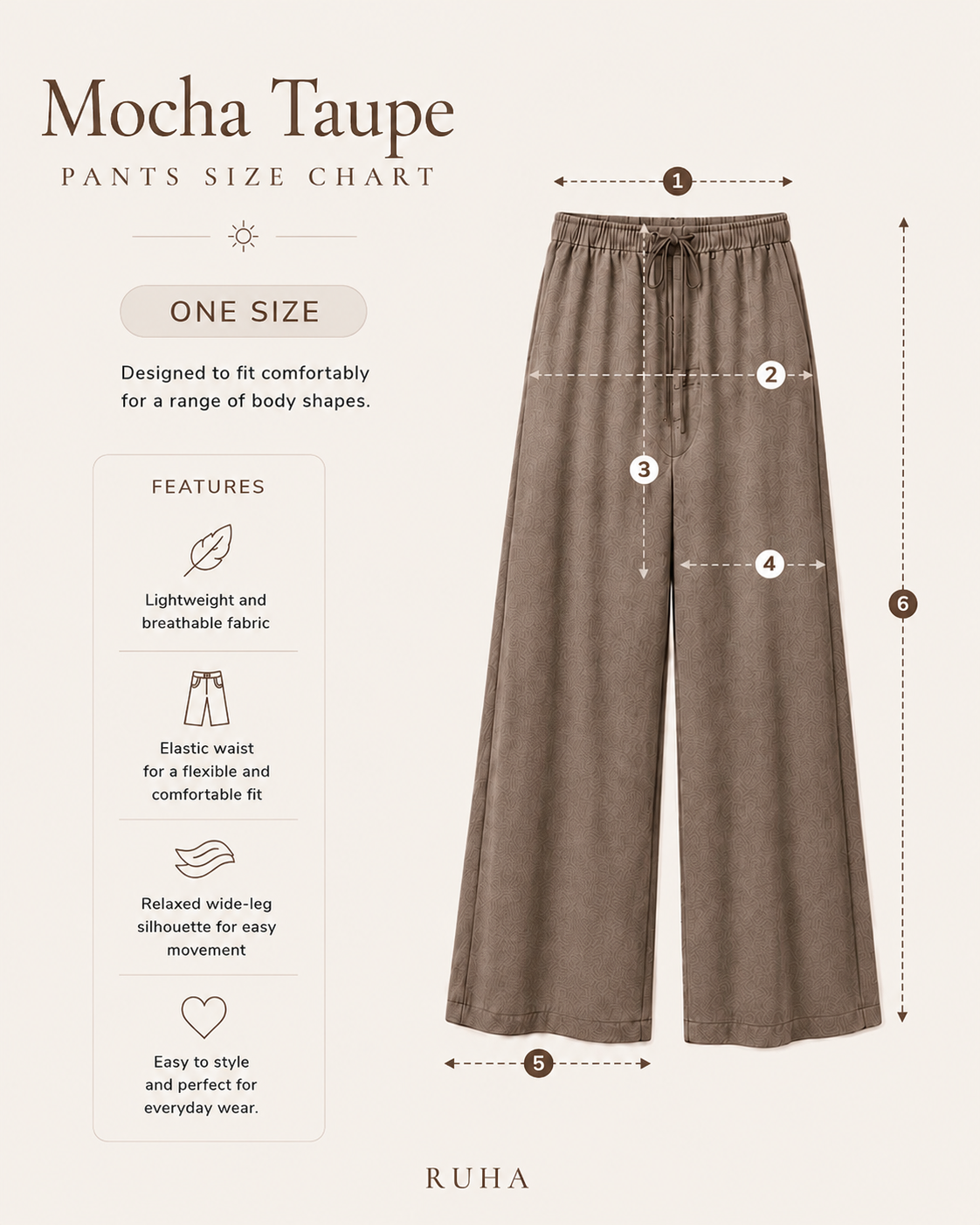 Linen Mocha Taupe Pants