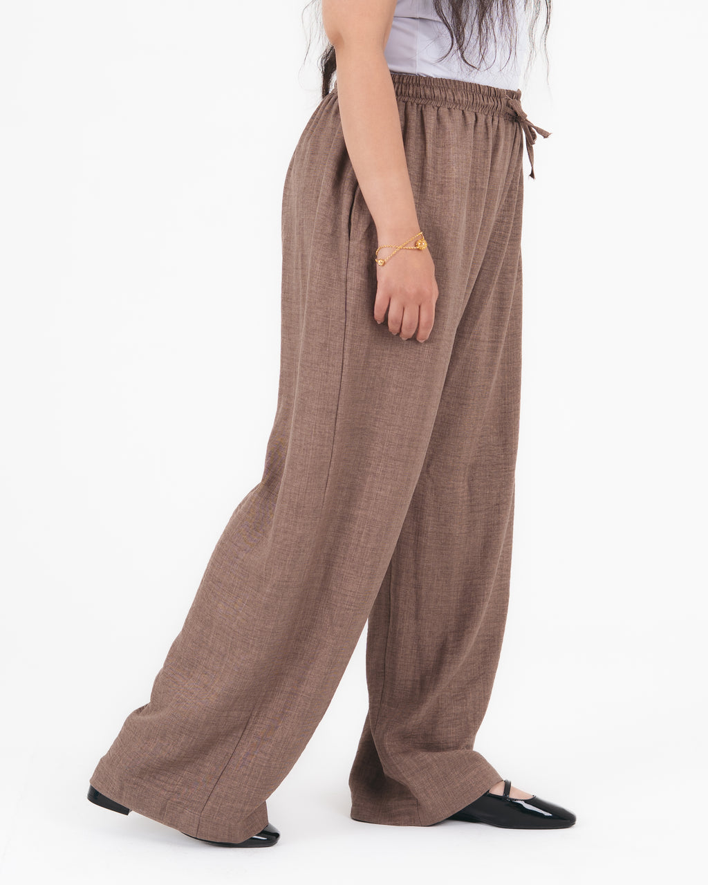 Linen Mocha Taupe Pants