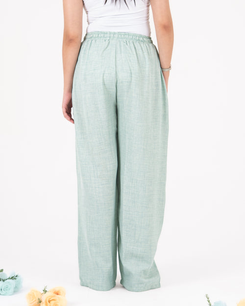 Linen Mint Green Pants